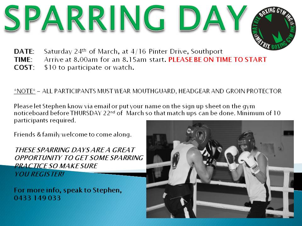 Sparring Day